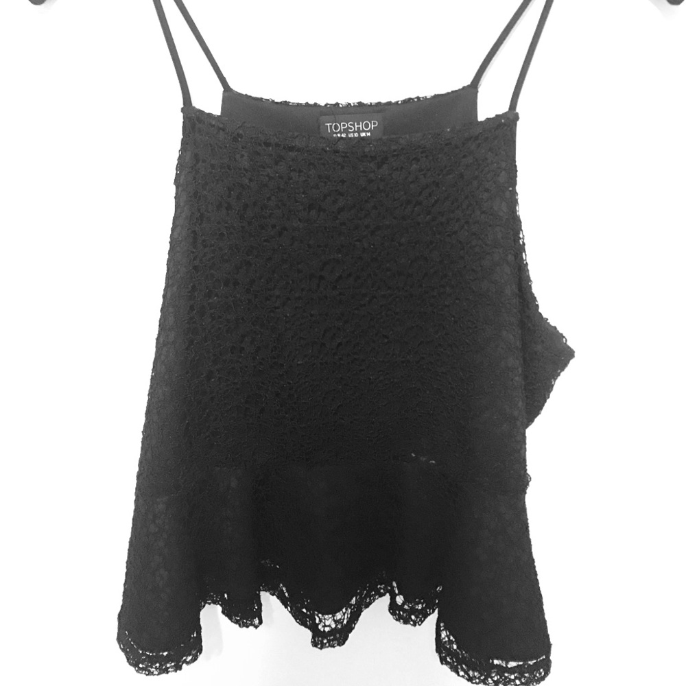 Topshop Peplum Top